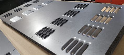 cutting louvers in sheet metal|hole to distance sheet metal.